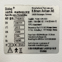 Bbraun Dialog+ Evo - Dialysis image 3